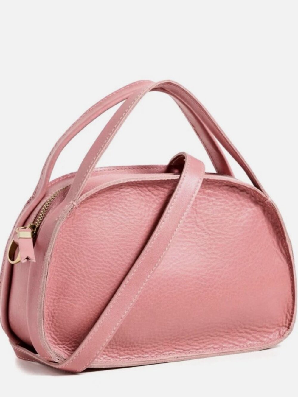 Madewell The Sydney Zip Top Quartz Pink